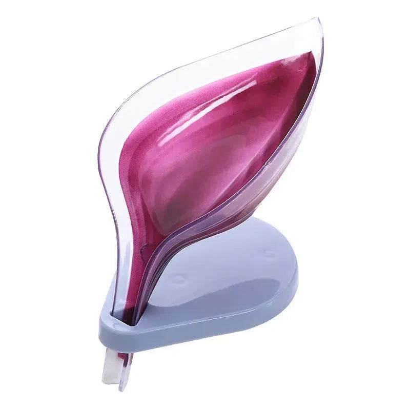 Leaf shaped Suction Soap dish - EX-STOCK Canada