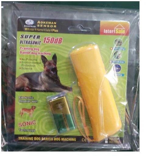 3-in-1 Anti Barking Dog Training Device Ultrasonic Dog Training Repeller LED Flashlight EX-STOCK Canada