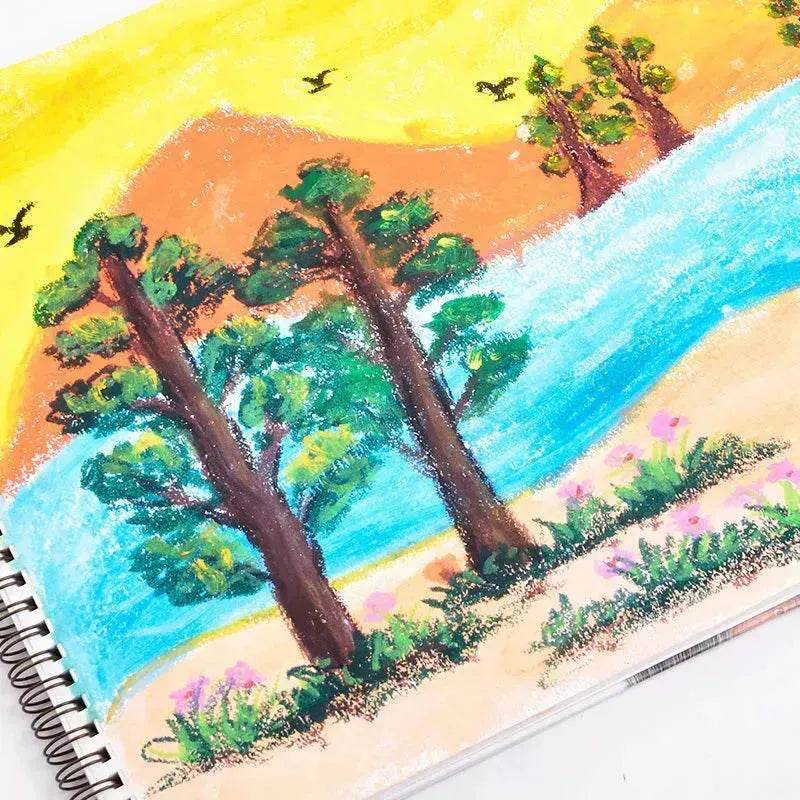 Kids Children Deli Rotating Crayon Children's Oil Pastel - EX-STOCK Canada