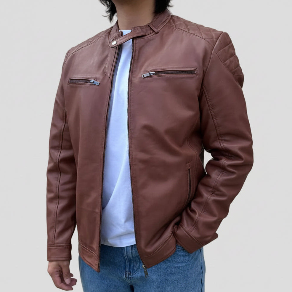 BOL Men's Alvin Lambskin Leather Jacket