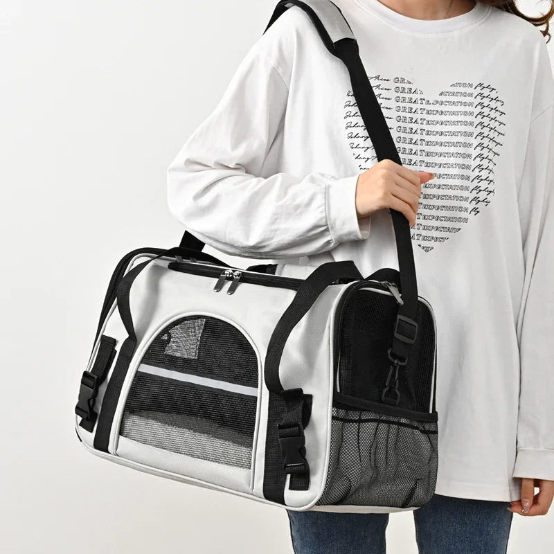 Portable Outdoor Portable One Shoulder Diagonal Cross Pet Box EX-STOCK Canada