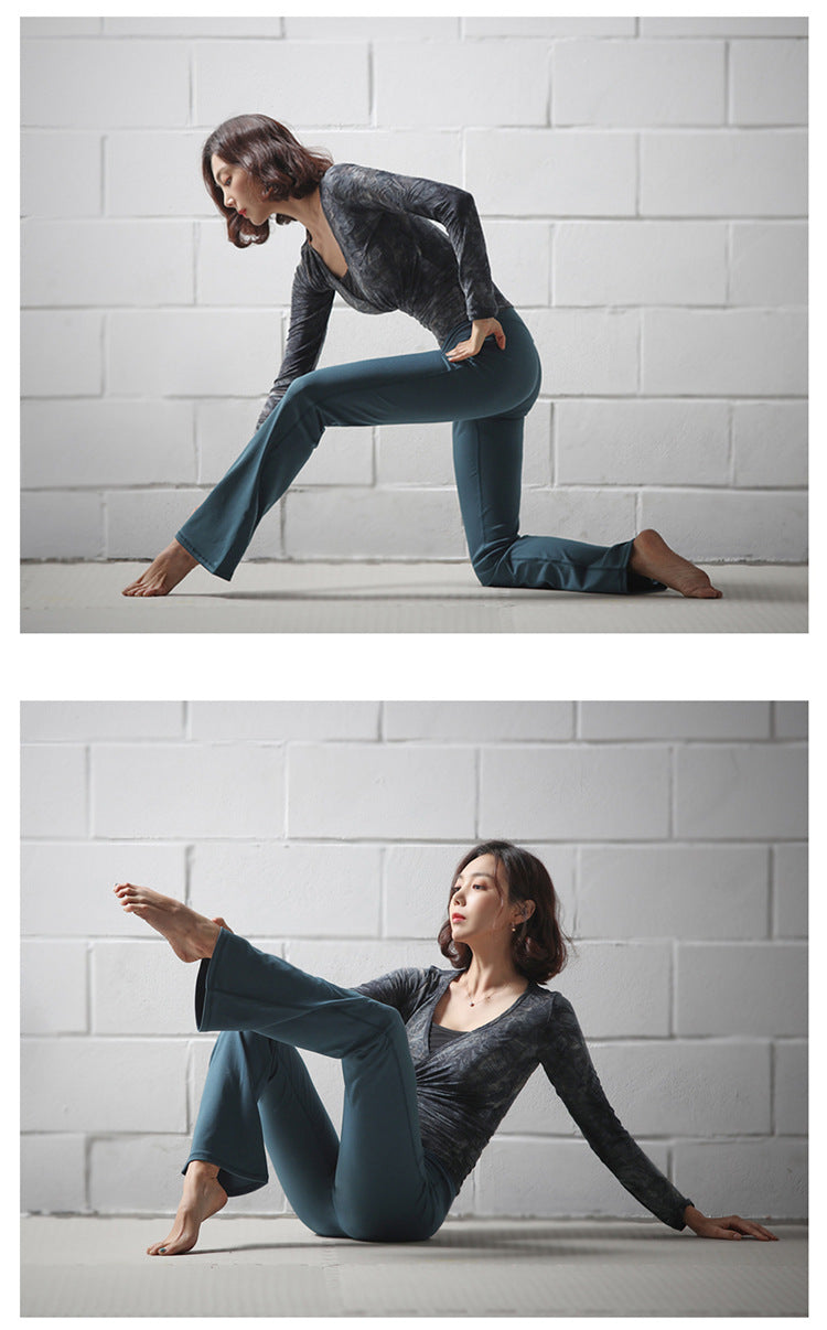 Women's High-Waist Flared Yoga Pants — product view 3 of 7 | EX-STOCK