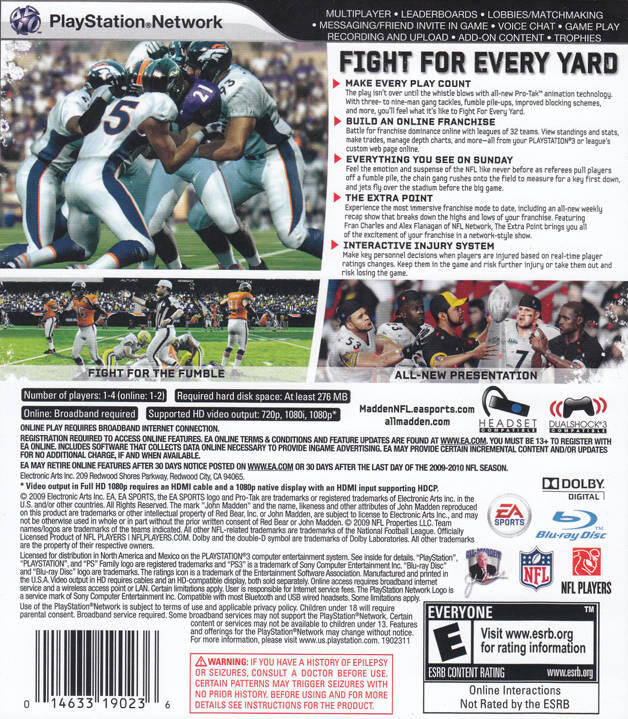 Madden NFL 10