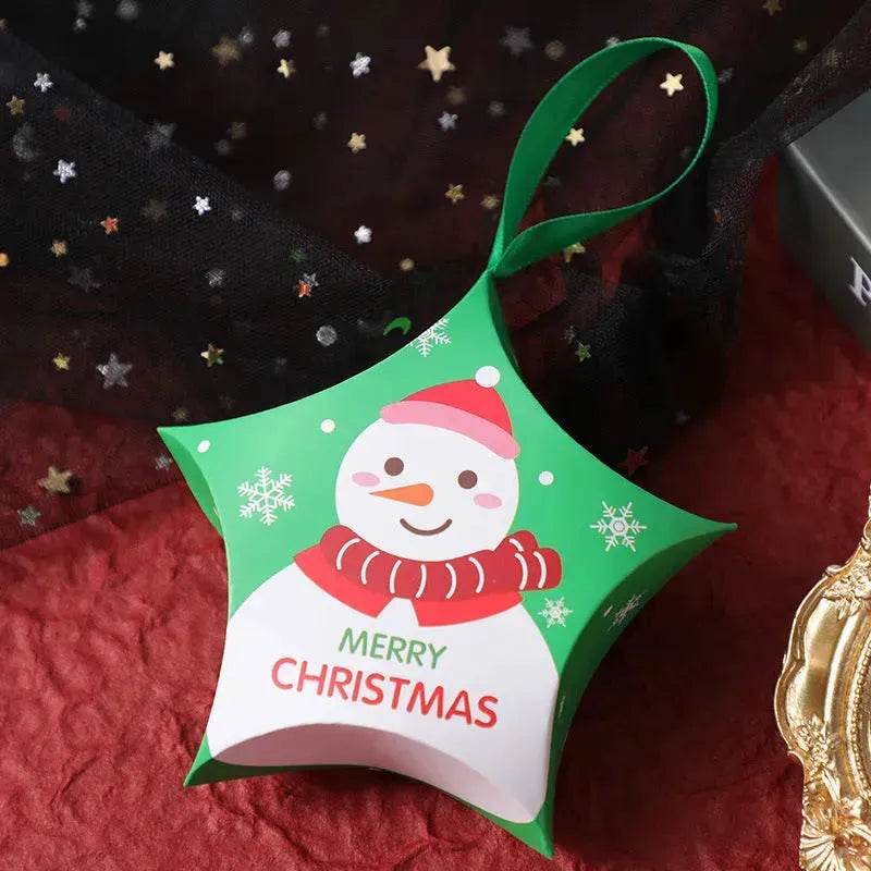 Christmas Gift Boxes Santa Claus Candy Box Star Shape Merry Christmas Boxes Bags for Home New Year Xmas Decor Kids Gifts - EX-STOCK Canada