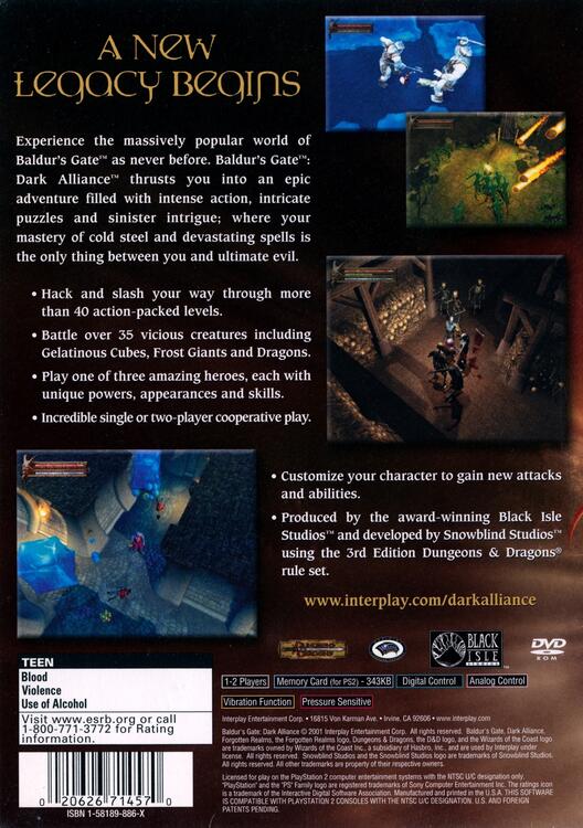 Baldur's Gate: Dark Alliance