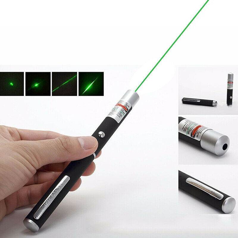 Pet Toy Green Laser Pointer Pen Light Single Beam High Power Lazer Flashlight 900Miles 1mW 532nm Torch - EX-STOCK Canada