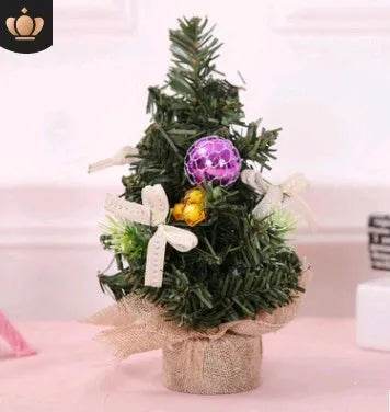 Christmas Ornaments Tree 20cm Mini Christmas Decoration Tree Christmas Day Mall Decoration Desktop Ornaments Small Tree - EX-STOCK Canada
