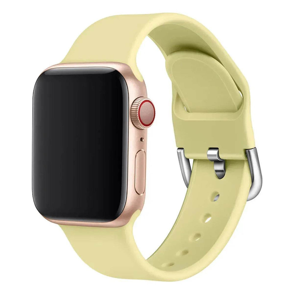 Watch strap solid color silicone watch buckle strap - EX-STOCK Canada