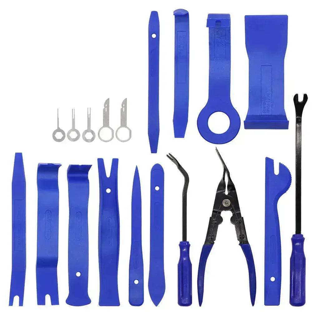 Plastic 19pcs Car Radio Panel Trim Dashboard Removal Set Easy Carry Disassemble Repair tool - EX-STOCK Canada