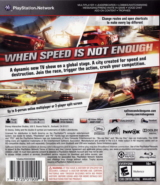 SPLIT/SECOND