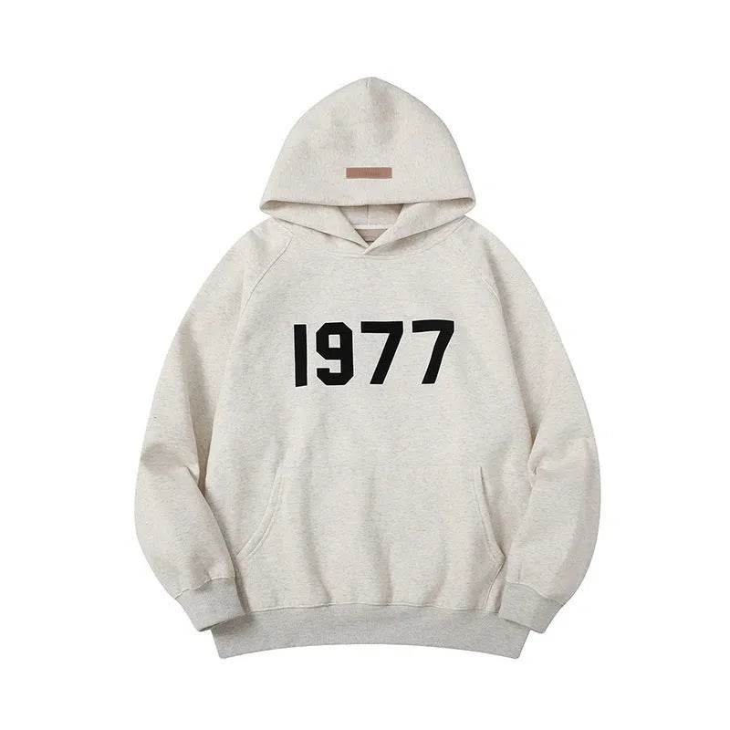 Men's Three-dimensional Alphabet Plus Velvet Hoodie Pullover sweatshirt - EX-STOCK Canada