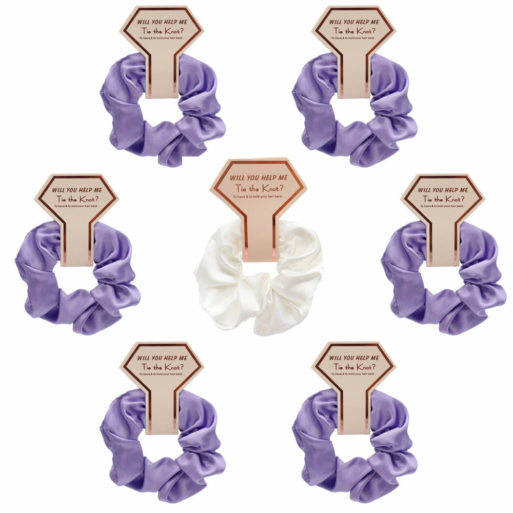 Luxury Silk Satin Hair Scrunchies Hair Ties women - EX-STOCK Canada