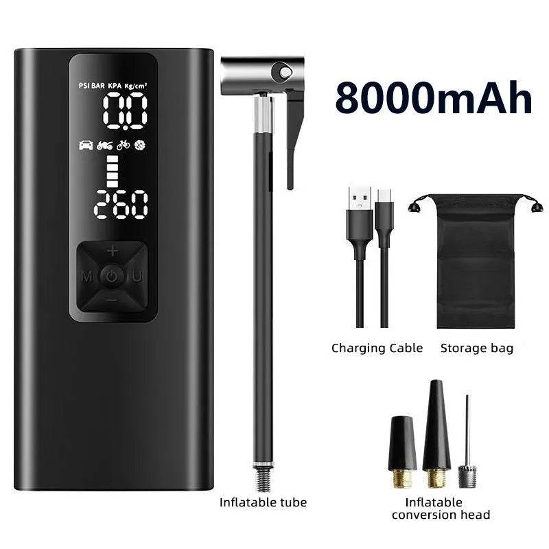 Electric Wireless Car Bicycle Tire Smart Air Inflator - EX-STOCK Canada