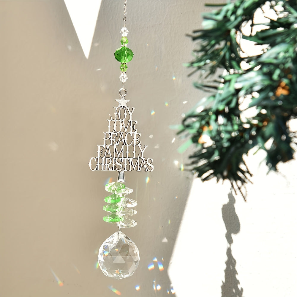 Christmas Sun Catcher Crystal Christmas Tree Pendant EX-STOCK Canada