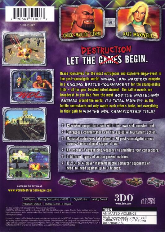 Liga de Destrucción Mundial: Tanques Trueno