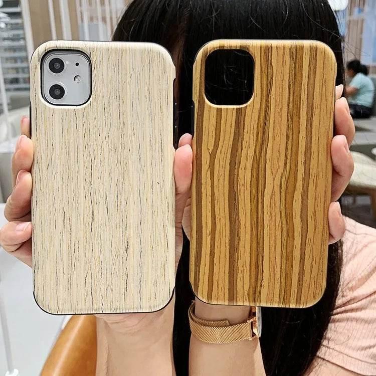 Simple Bamboo Wooden iphone Protective case Unisex - EX-STOCK Canada
