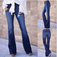 Women's mid-rise trousers bootcut jeans - EX-STOCK Canada