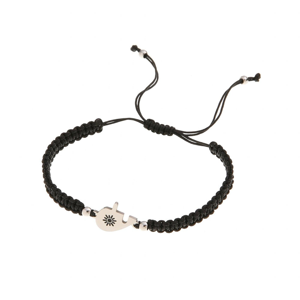 Pulseras de Pareja Amor Sol Luna Ajustables Tejidas a Mano - EX-STOCK Canada
