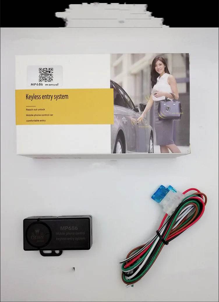 Car Intelligent Induction Keyless Entry GSM Mobile Phone Operated Car Remote Control Anti-theft Device - EX-STOCK Canada