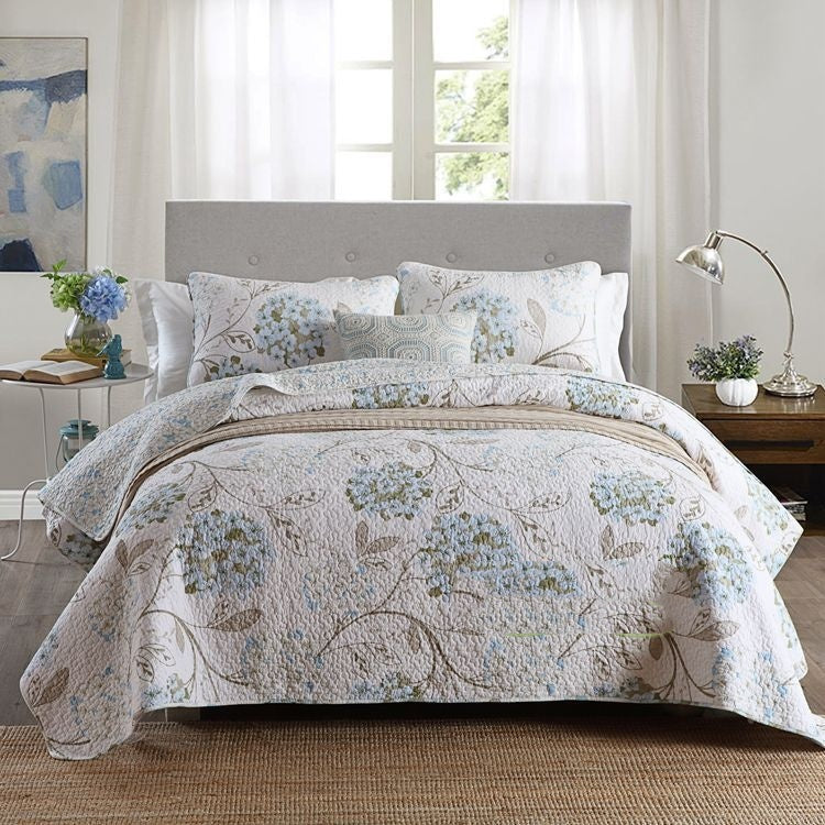 Bedspread Pure Cotton Summer Cooling Duvet Airable Cover Bed Three-piece Set EX-STOCK Canada