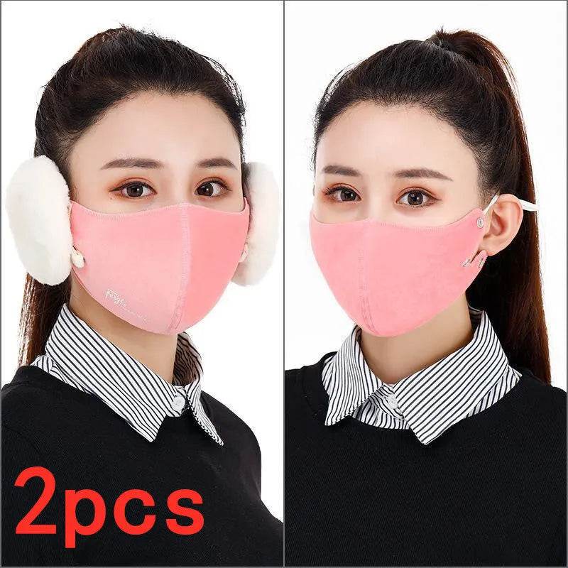 Winter detachable two-in-one warm mask earmuffs - EX-STOCK Canada