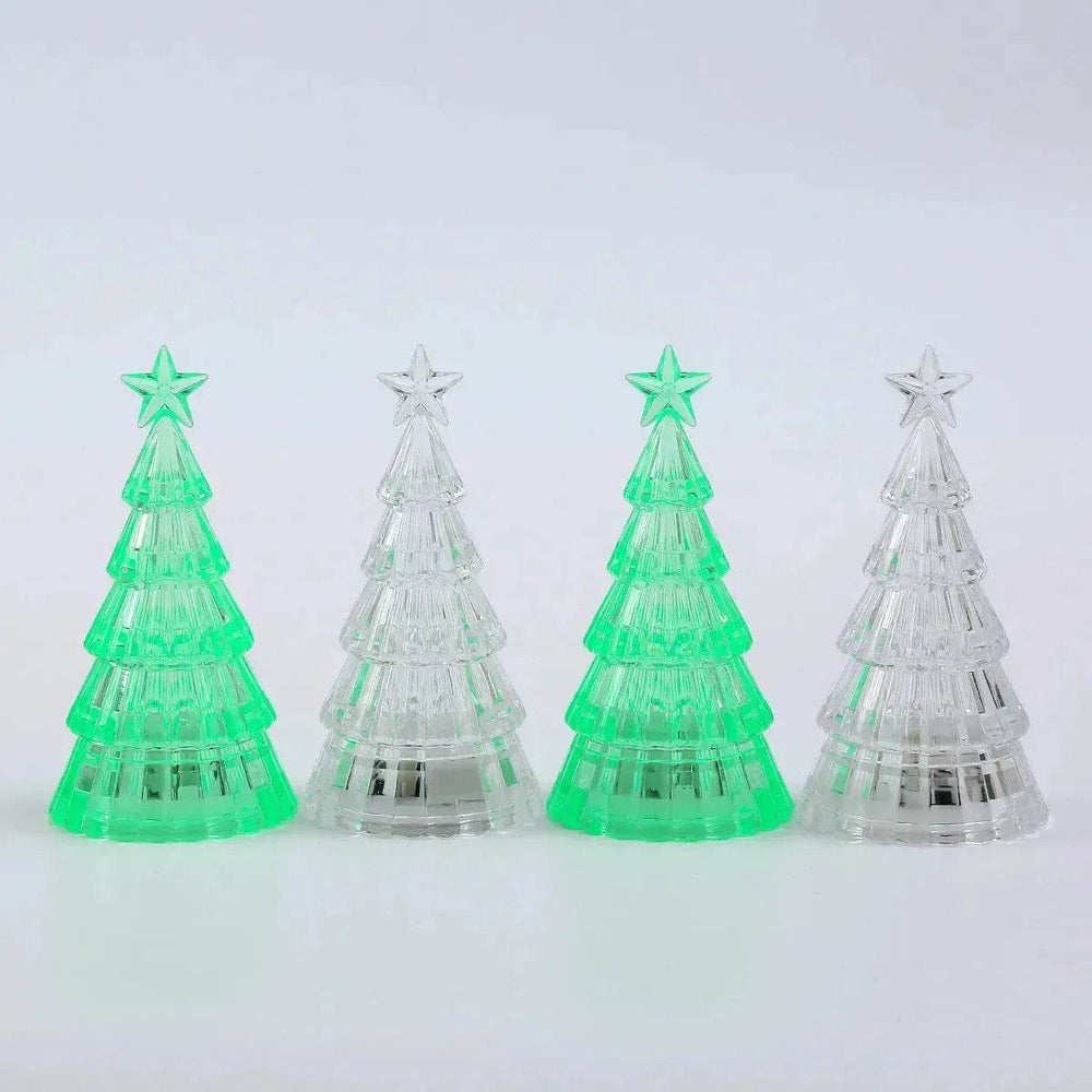 Christmas Lawn Decoration Light-emitting Christmas Tree Crystal Small Night Lamp - EX-STOCK Canada