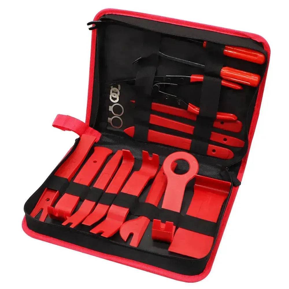 Plastic 19pcs Car Radio Panel Trim Dashboard Removal Set Easy Carry Disassemble Repair tool - EX-STOCK Canada