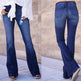 Women's mid-rise trousers bootcut jeans - EX-STOCK Canada