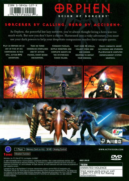 Orphen : Descendant de la Sorcellerie