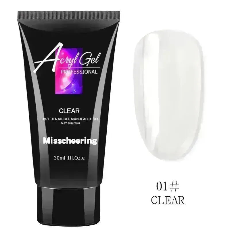 Gel d'extension à l'ongle en polyl polyl / gel à ongles LED