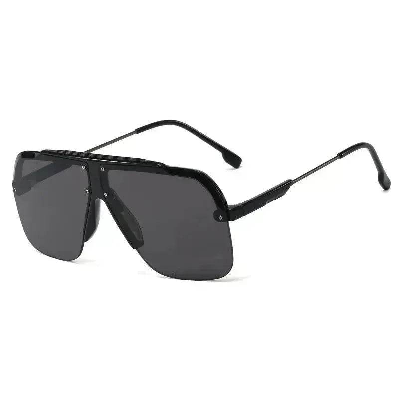 Premium Rimless Oversized Aviator Sunglasses for Women, PC Lens UV Protection Women’s Shade - EX-STOCK Canada