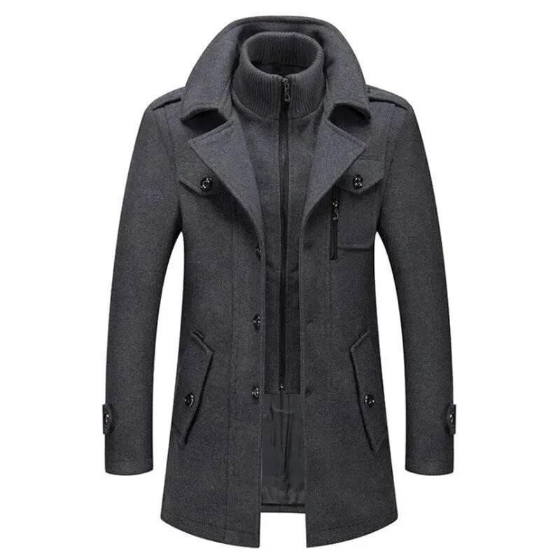 Cold-resistant Plus Cotton Woolen Men's Jacket - EX-STOCK Canada
