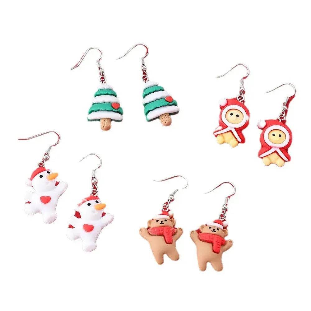 Creative Cartoon Christmas Earrings Fashion - EX-STOCK Canada