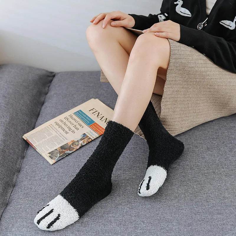 Winter House floor Fleece socks - EX-STOCK Canada