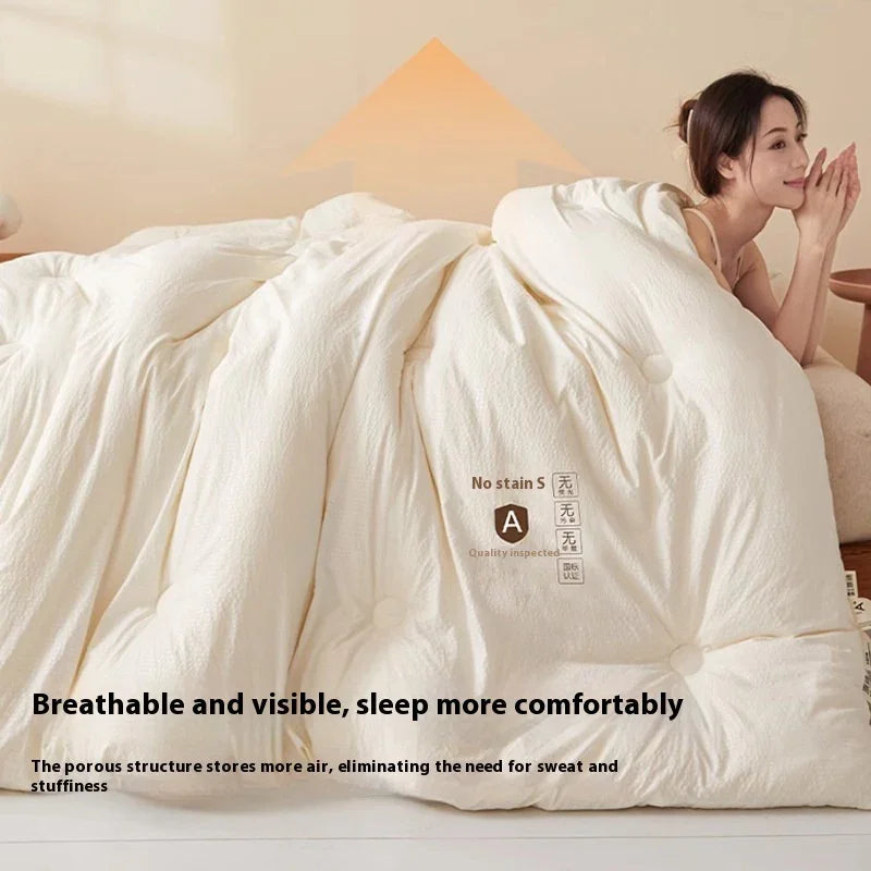 Comfortable Soybean Cellucotton Single Double Duvet Airable Cover Lunch Break Spring Summer Thin Quilt Duvet Insert EX-STOCK Canada