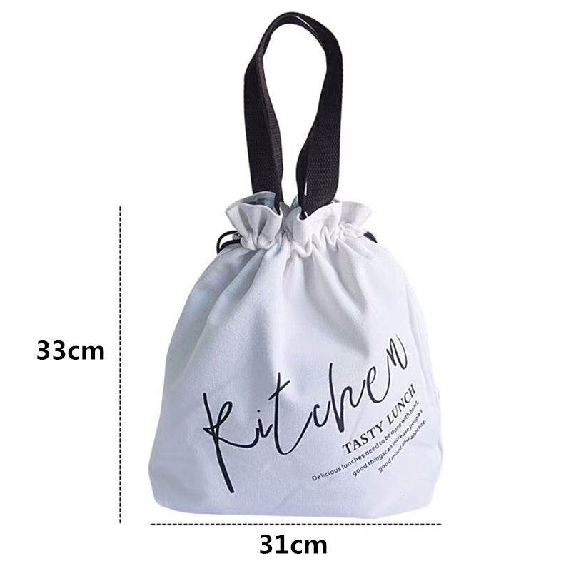 Women Drawstring Tote Lunch Bag - EX-STOCK Canada