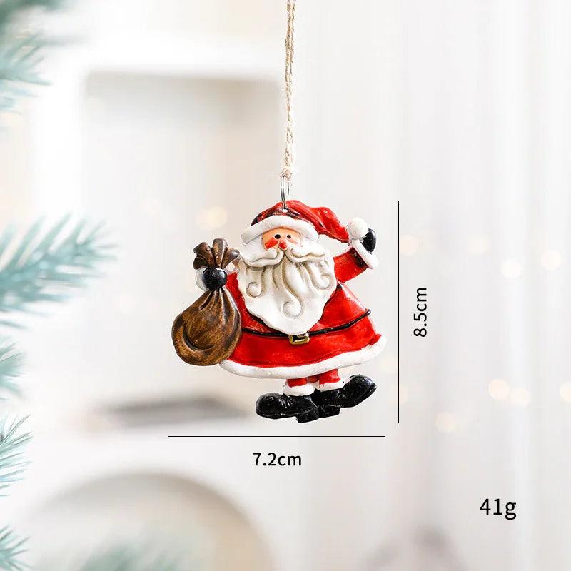 Décorations de Noël Vieux Bonhomme de Neige Bonhomme en Pain d'Épice Petit PendentifEX-STOCK Canada