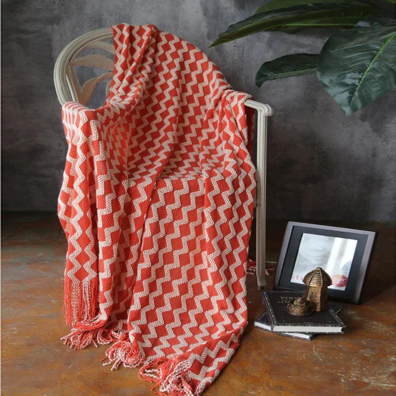 Knitted Wool Blanket Cashmere Blanket EX-STOCK Canada