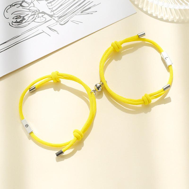 Alloy Sun And Moon Couple Bracelets A Pair - EX-STOCK Canada