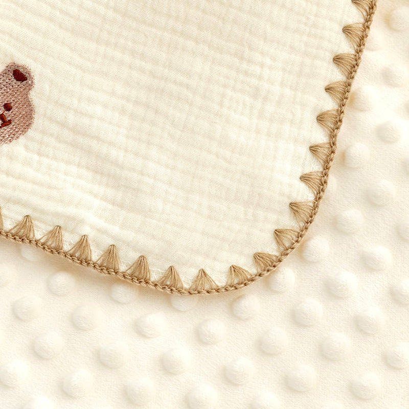 Doudou Blanket Baby Blanket Crepe Newborn Soothing Blanket EX-STOCK Canada