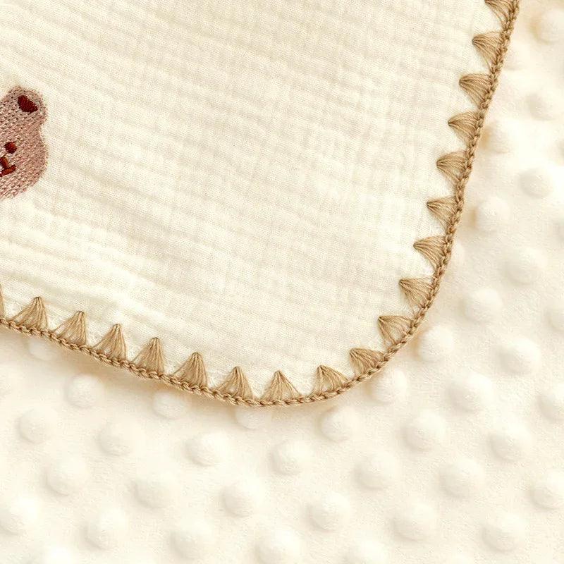 Doudou Blanket Baby Blanket Crepe Newborn Soothing Blanket EX-STOCK Canada