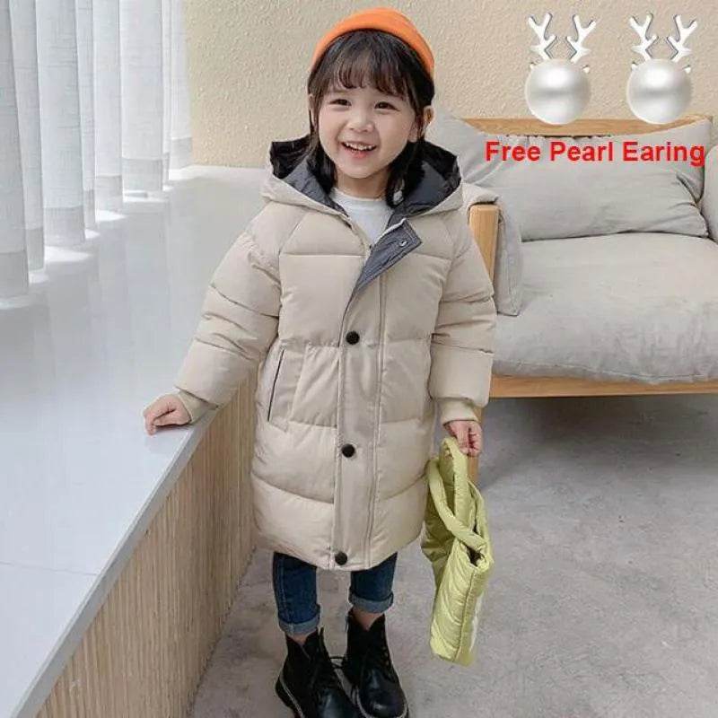 Children Winter Puffer Hoodie Windproof Jacket kids - EX-STOCK Canada