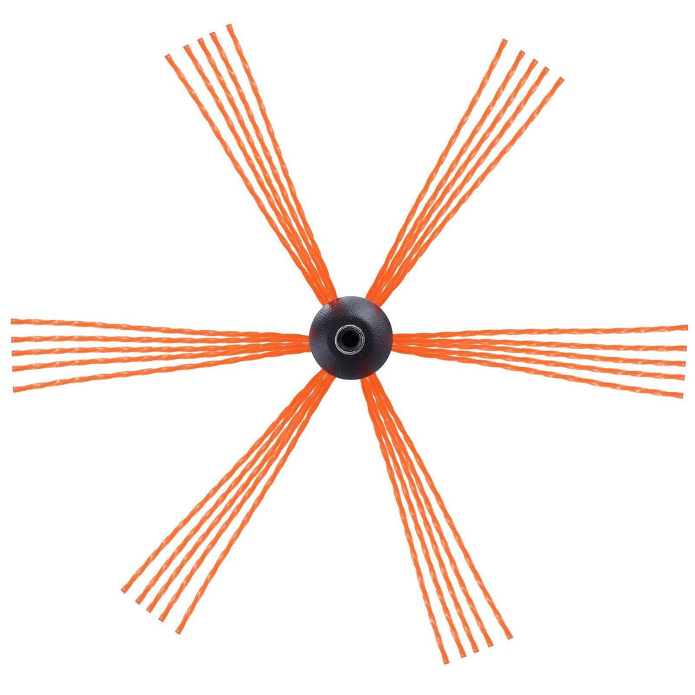 30 Feet Chimney Sweep Kit, W 9 Reinforced Nylon Flexible Rods, Ergonomic Chimney Cleaning Brush, 360-Degree Brush Chimney Cleaner, Rich Accessories For Fireplace Flue Home Use Fits Most Pipes - EX-STOCK Canada