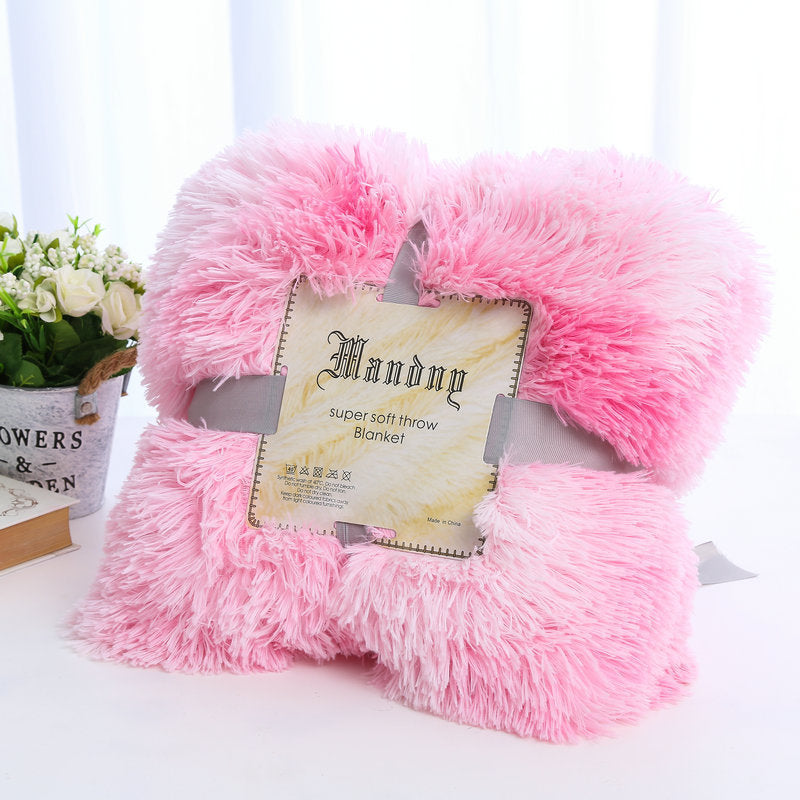 Plush Blanket Double-layer Blanket Multifunctional EX-STOCK Canada