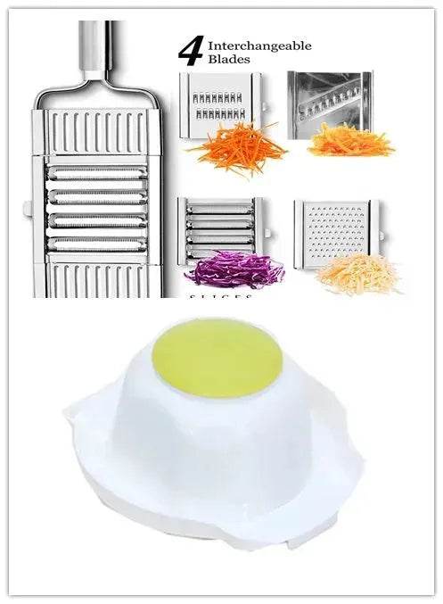 Stainless Steel Grater, Vegetable And Fruit Slicer, Peeler - EX-STOCK Canada