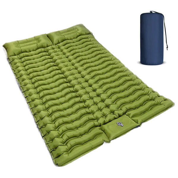 Double Air Mattress With Pillow, Built-in Foot Pump, 4-inch Camping Air Mattress, For Backpacking, Hiking, Traveling-It Is Prohibited To Sell On Walmart And Does Not Ship On Weekends EX-STOCK