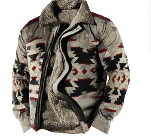 Thickened Side Seam Pocket Casual Zipper Loose Wolf Cotton Jacket - EX-STOCK Canada