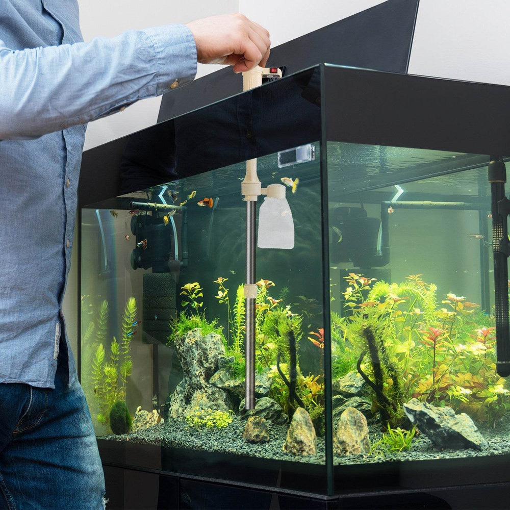 Powerful Electric Aquarium Vacuum Gravel Cleaner - EX-STOCK Canada