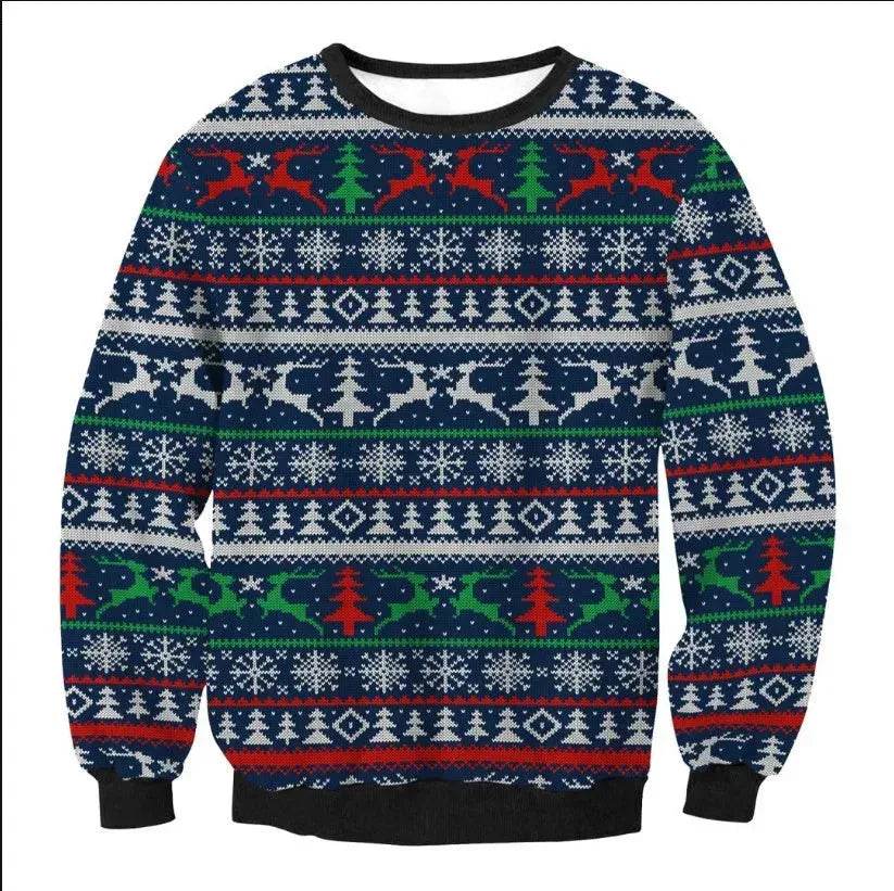 UGLY CHRISTMAS SWEATER Vacation Santa Elf Funny Womens Men Sweaters Tops Autumn Winter Clothing - EX-STOCK Canada