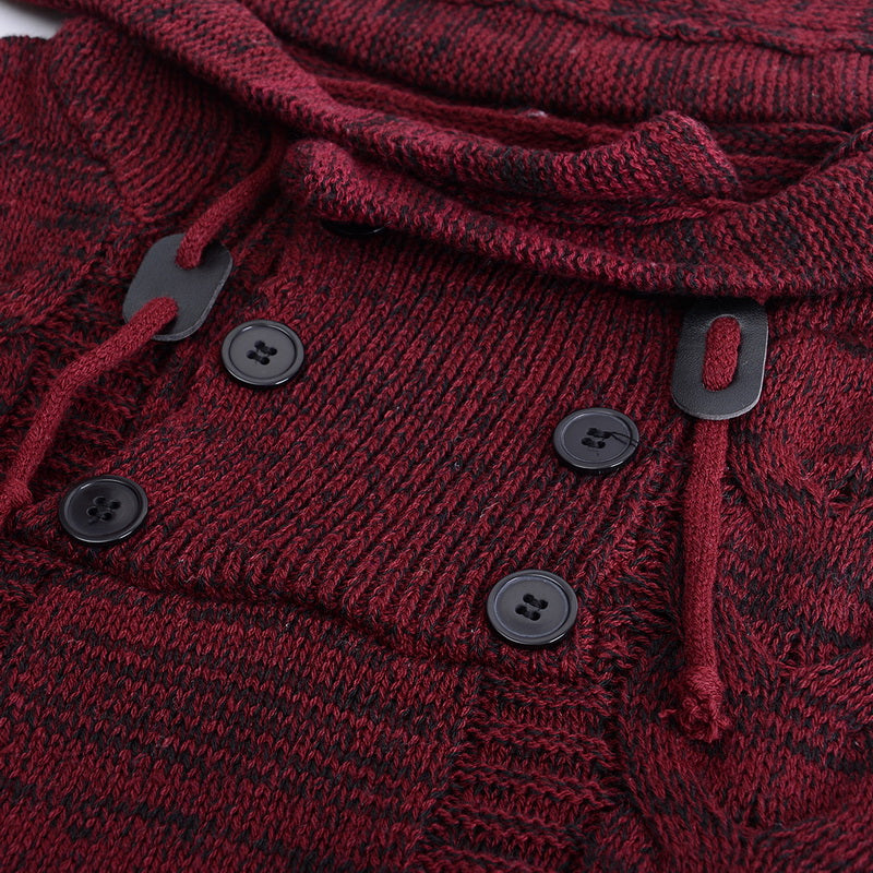 Turtleneck hooded sweater EX-STOCK Canada